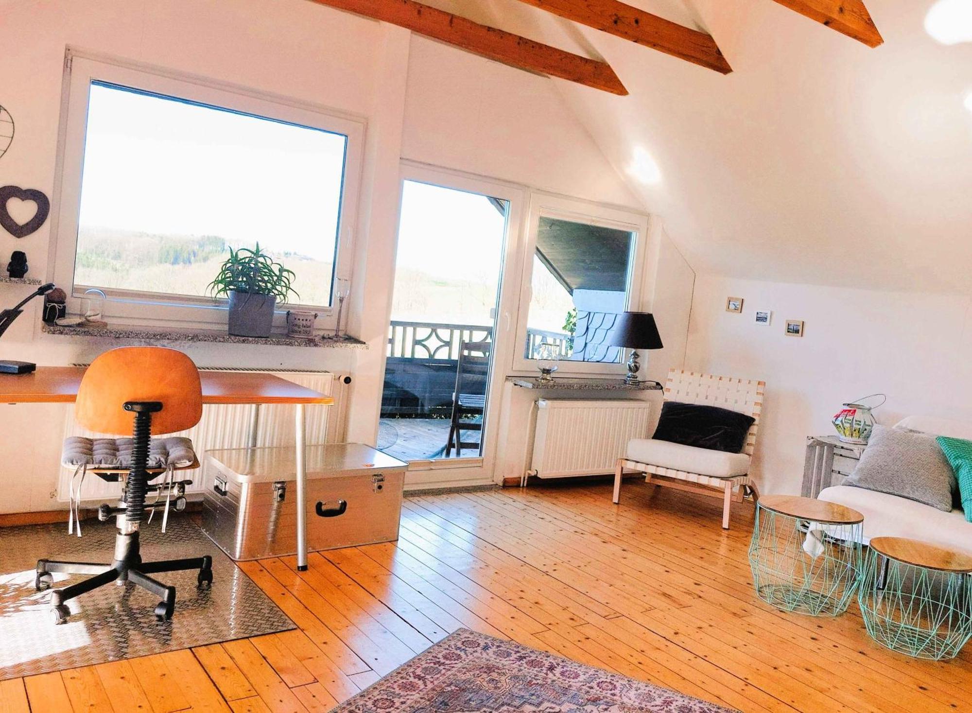 Kleines Haus Mitten In Der Natur Mit Eigener Terrasse Und Sonnenbalkon Halver ภายนอก รูปภาพ